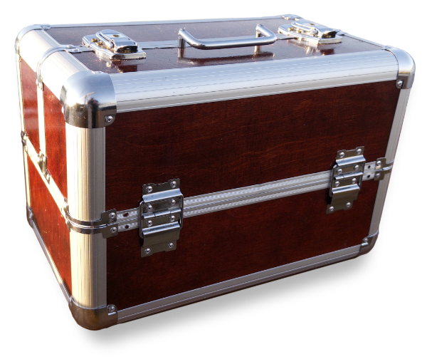The latest iteration of the galley box. Closed and ready to go.